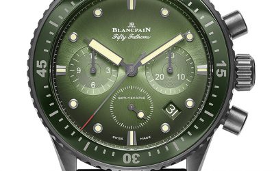 Blancpain Fifty Fathoms Bathyscaphe Chronographe Flyback Green Dial