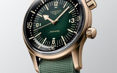 The Longines Legend Diver Watch se viste de bronce