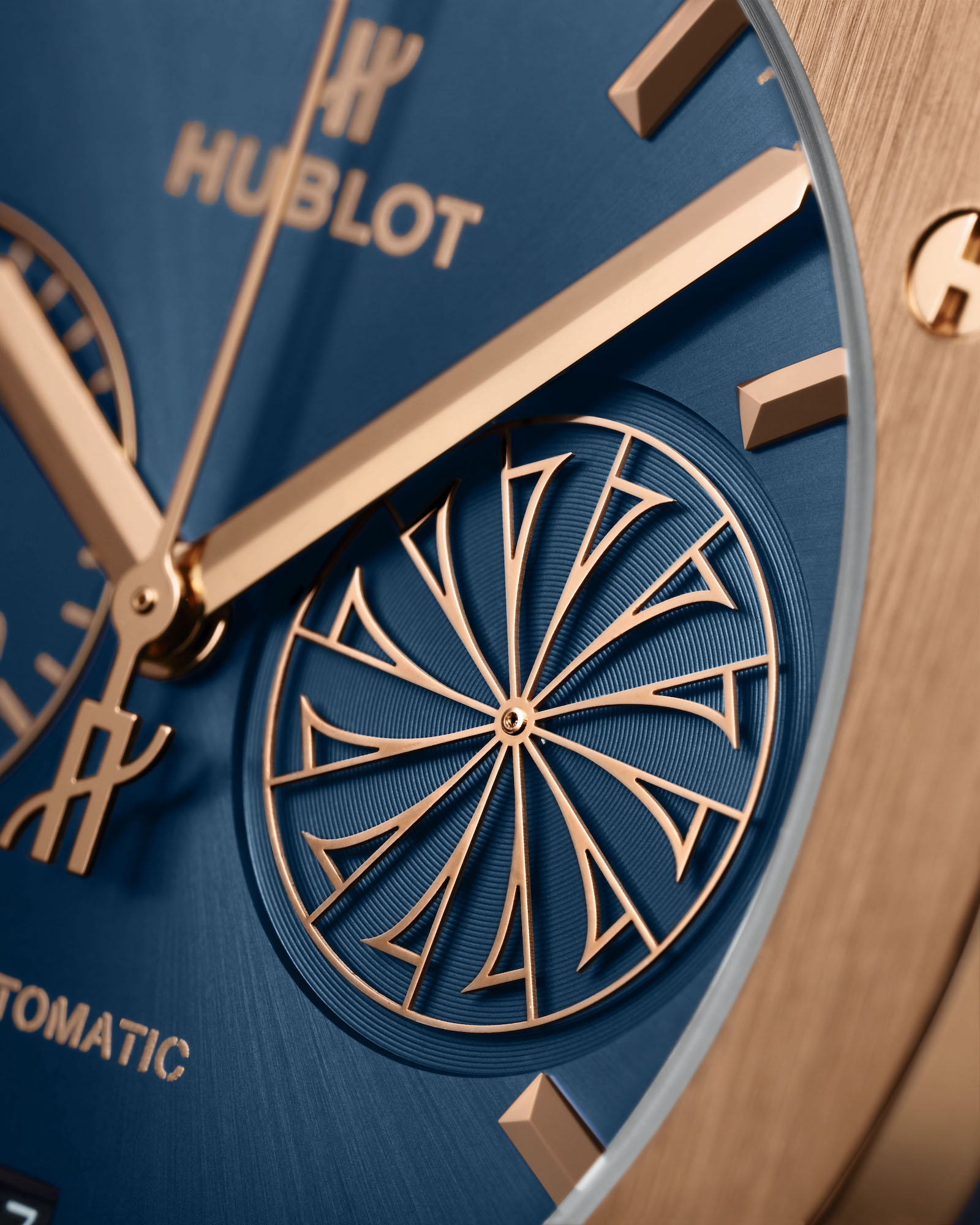Hublot Classic Fusion Chronograph Boutique Mykonos 521.EO.7128.LR.MYO20 Detalle esfera