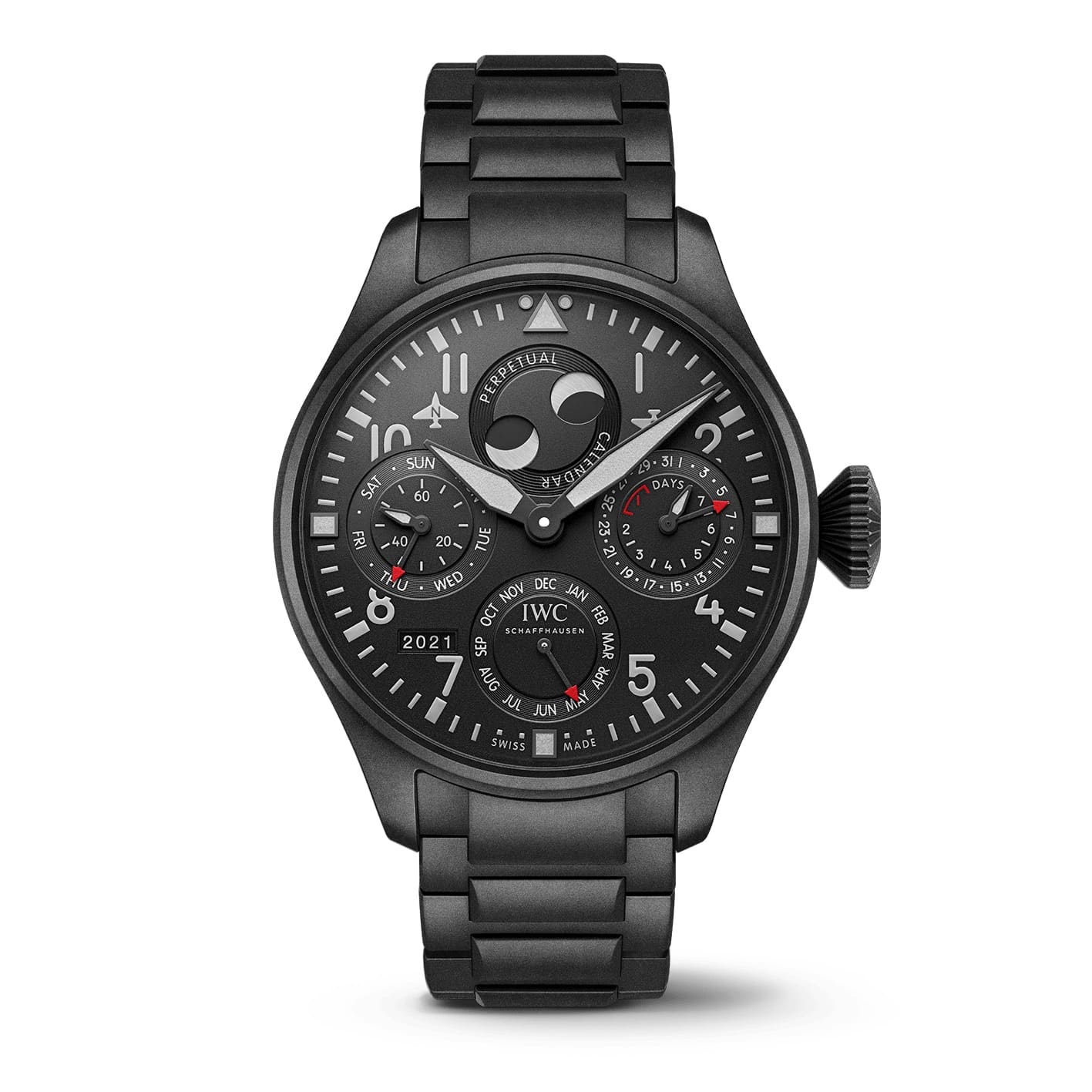 IWC Big Pilot s Watch Perpetual Calendar Top Gun Ceratanium IW503604