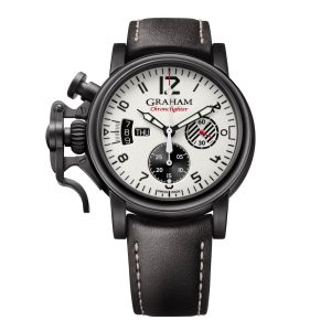 Graham Chronofighter Vintage Aviator DLC WHITE Limited Edition 2CVAB.W03A Frontal
