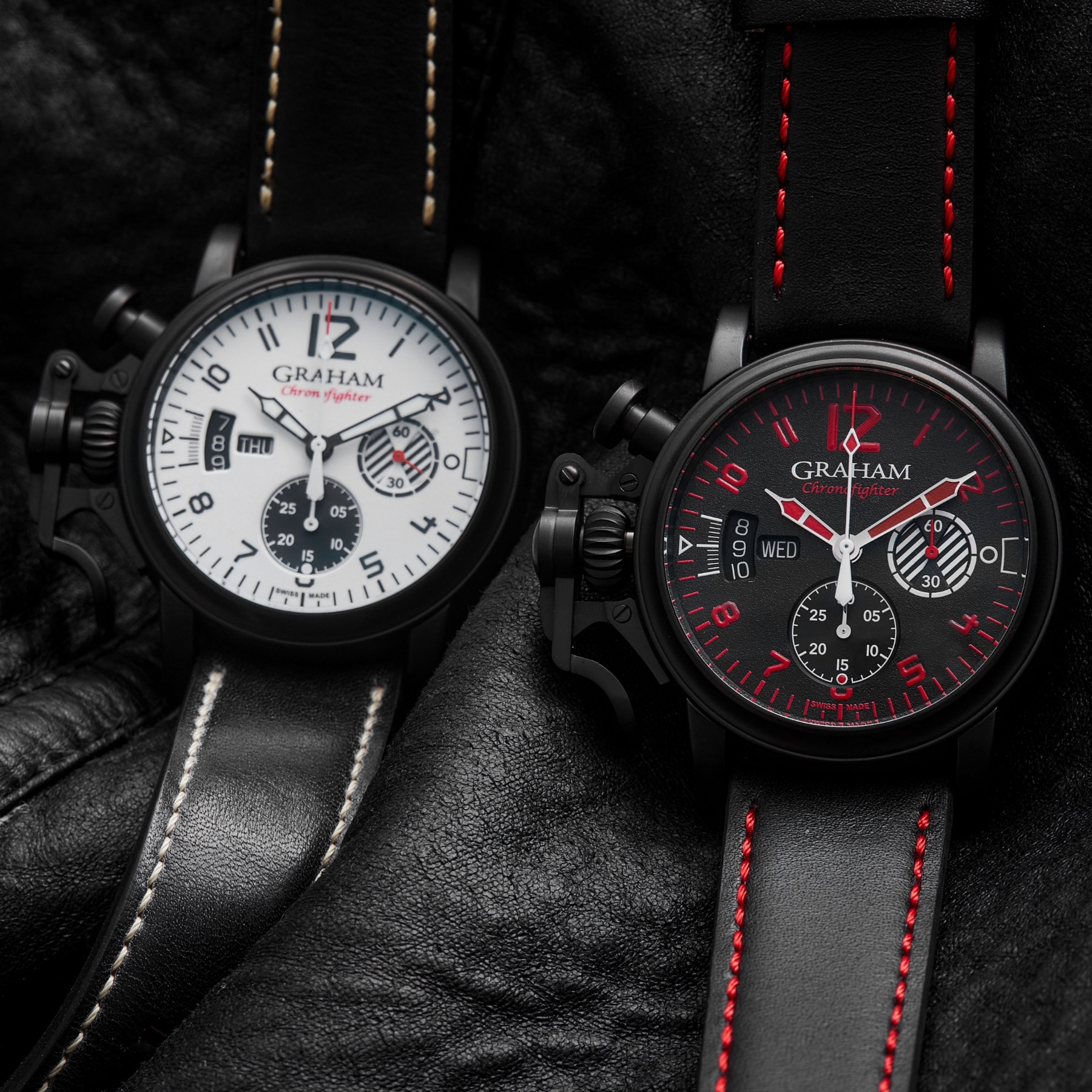 Graham Chronofighter Vintage Aviator Limited Edition Combo
