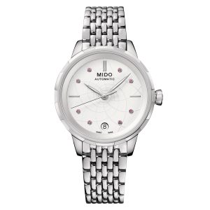 Mido Rainflower Automatic Pink Sapphires M043.207.11.011.00 Frontal