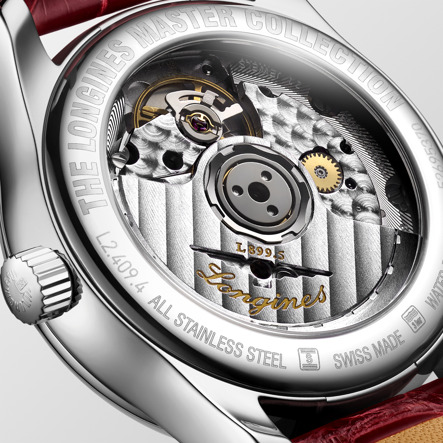 The Longines Master Collection L2.409.4.87.2 Detalle trasera