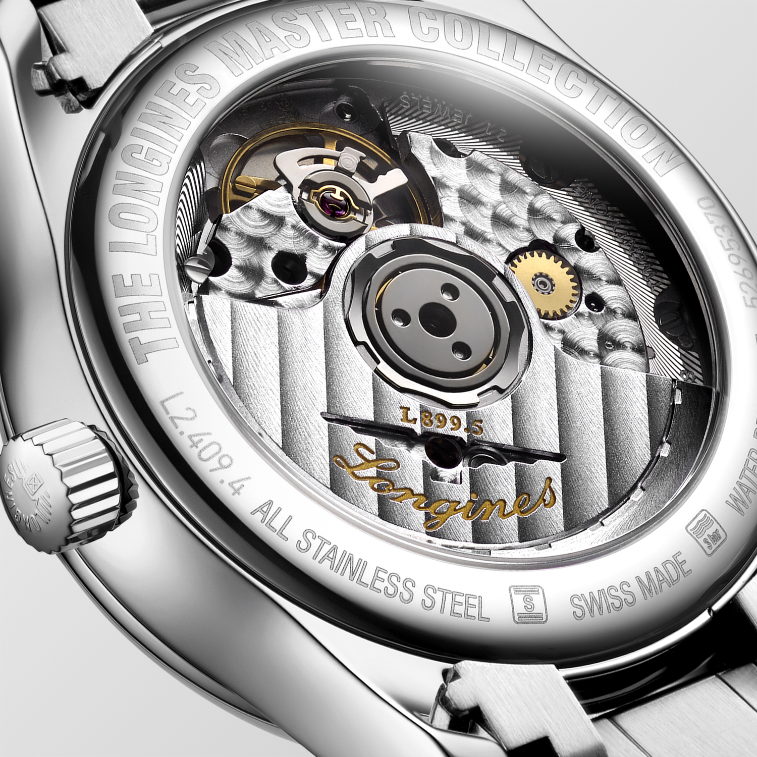 The Longines Master Collection L2.409.4.87.6 Detalle trasera