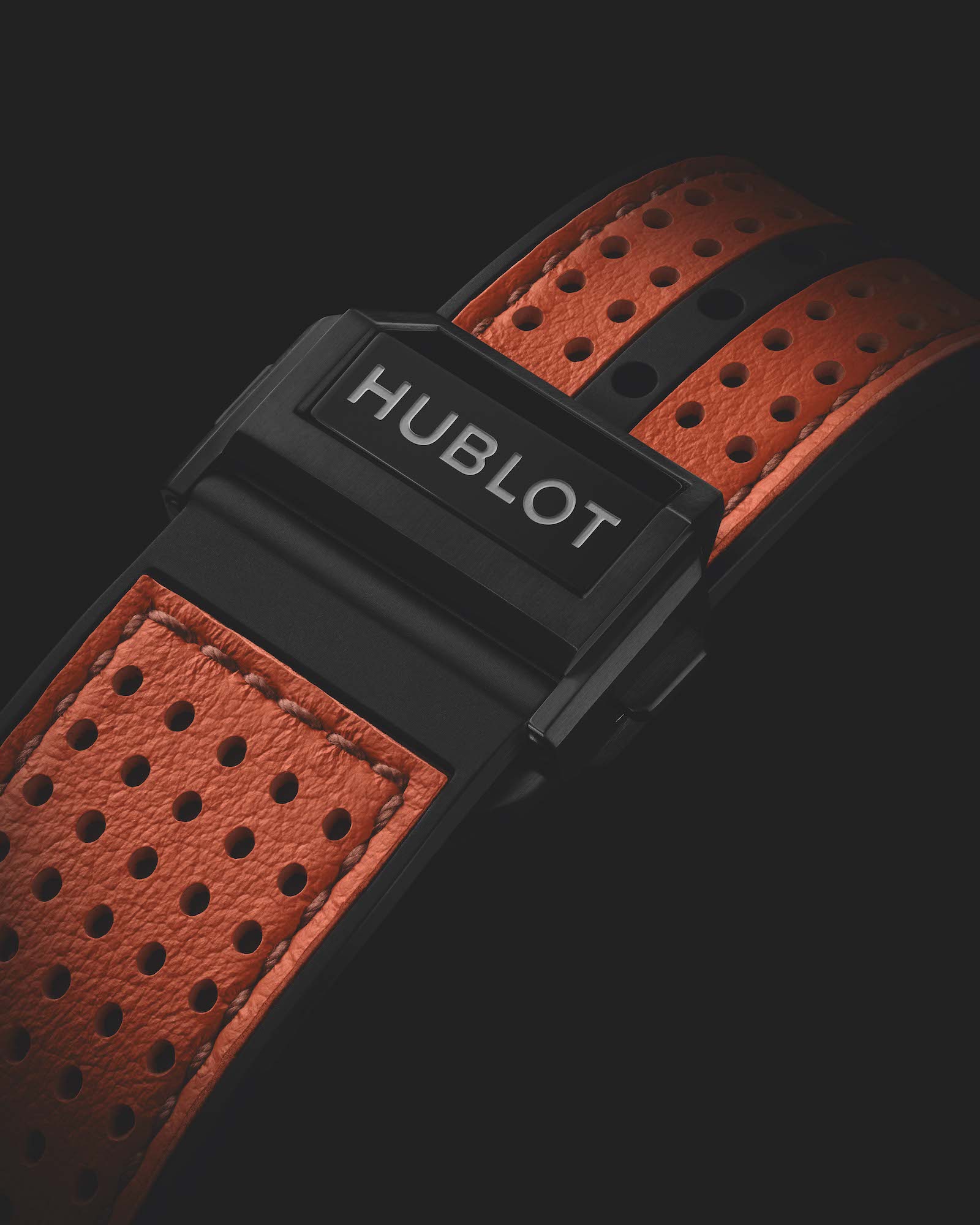Hublot Big Bang Unico Golf Orange Carbon 416.YO.1120.VR Detalle cierre