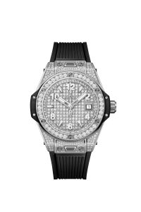 Hublot Big Bang One Click Steel Full Pave 485.SX.9000.RX.1604 Frontal