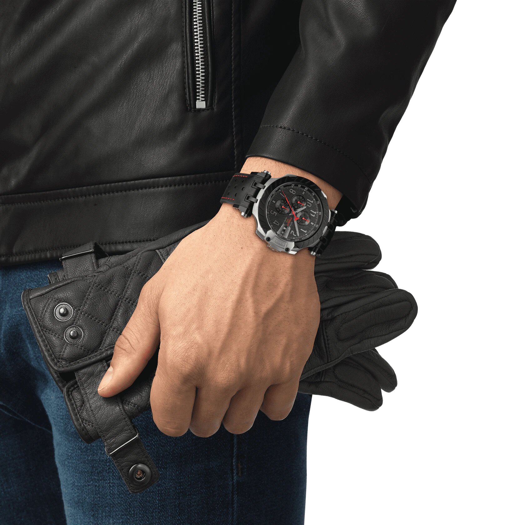 Tissot T-Race MotoGP Automatic Chronograph 2022 Limited Edition T115.427.27.057.01 Lifestyle wristshot