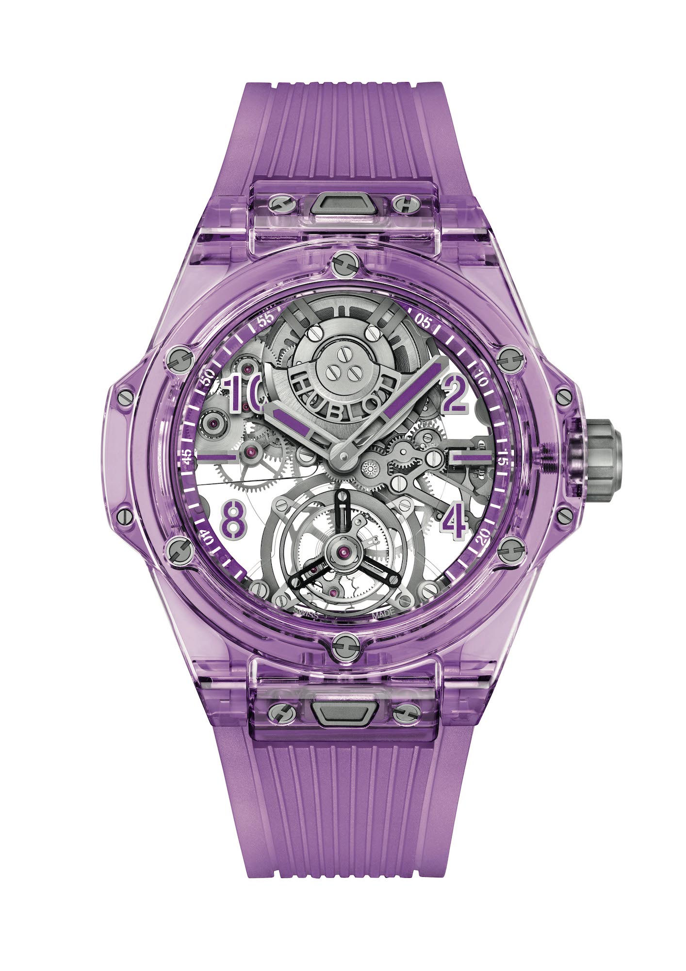 Hublot Big Bang Tourbillon Automatic Purple Sapphire 429.JM.0120.RT Frontal