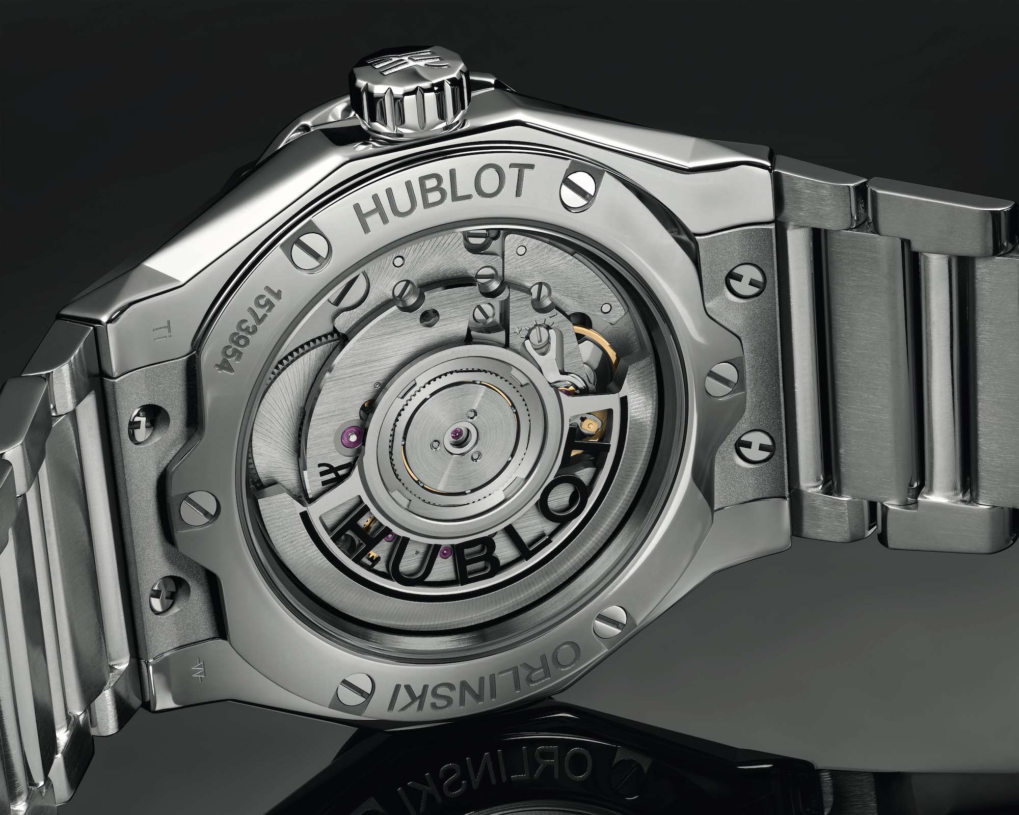 Hublot Classic Fusion Orlinski Bracelet Black 550.NS.1800.NS.ORL22 Trasera