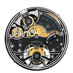 Vacheron Constantin Les Cabinotiers Minute Repeater Tourbillon Split-Seconds Monopusher Chronograph Calibre trasera