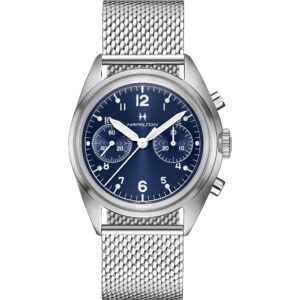 Hamilton Khaki Aviation Pilot Pioneer Mechanical Chronograph H76409140 Frontal