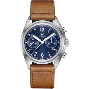 Hamilton Khaki Aviation Pilot Pioneer Mechanical Chronograph H76409540 Frontal