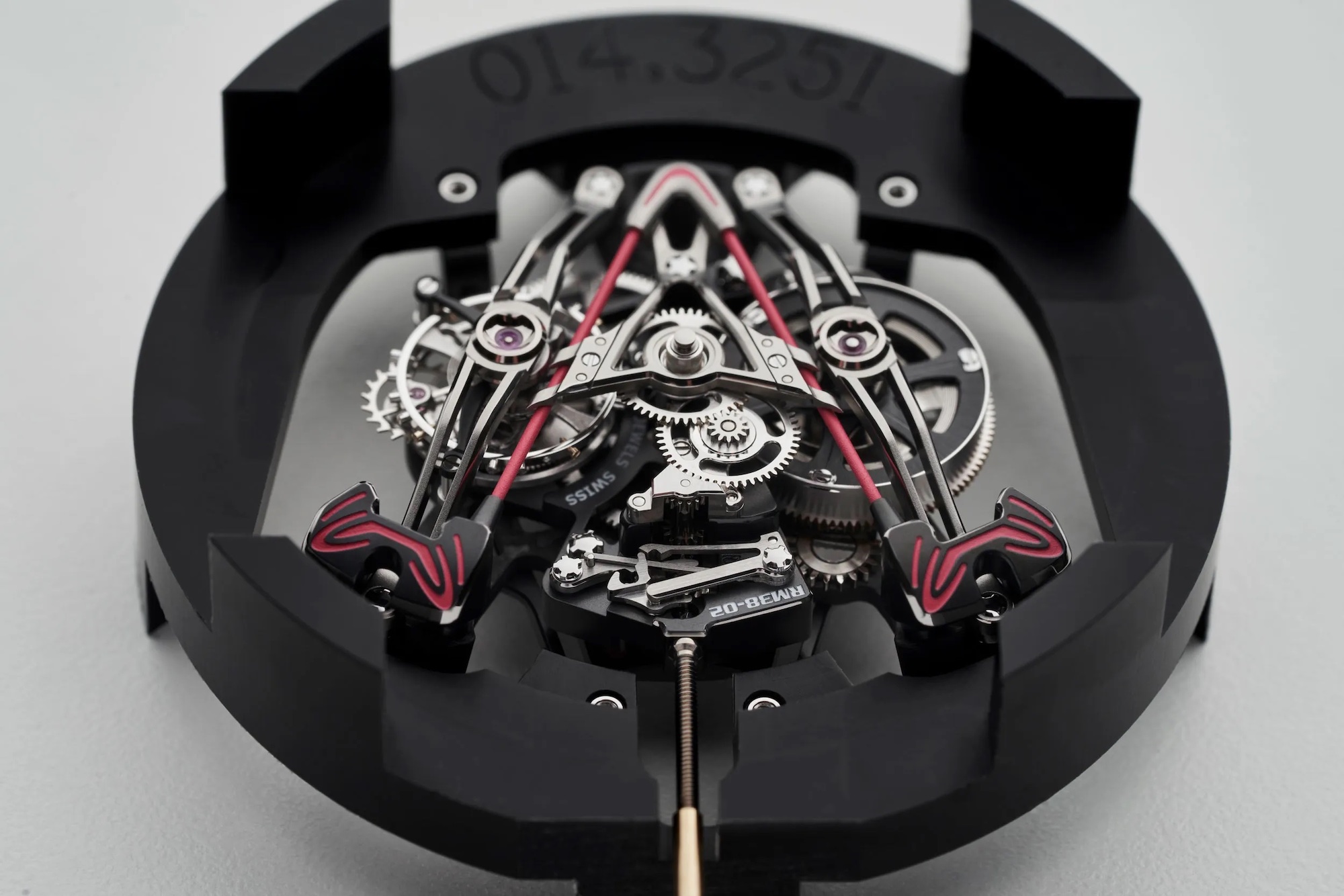 Richard Mille RM 38-02 Tourbillon Bubba Watson Watchmaking Detalle calibre