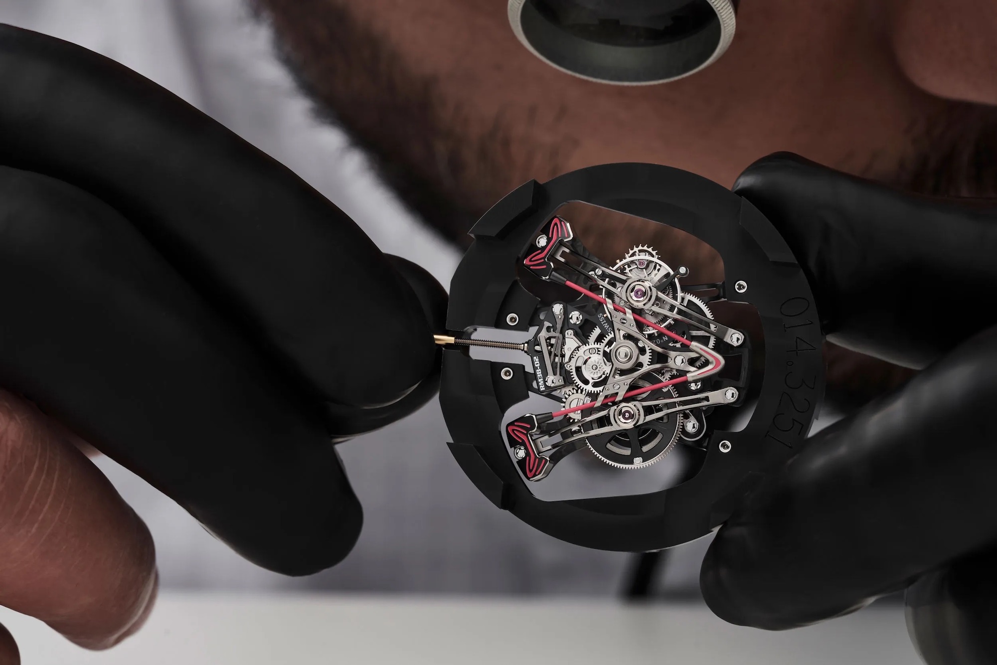 Richard Mille RM 38-02 Tourbillon Bubba Watson Watchmaking montaje movimiento