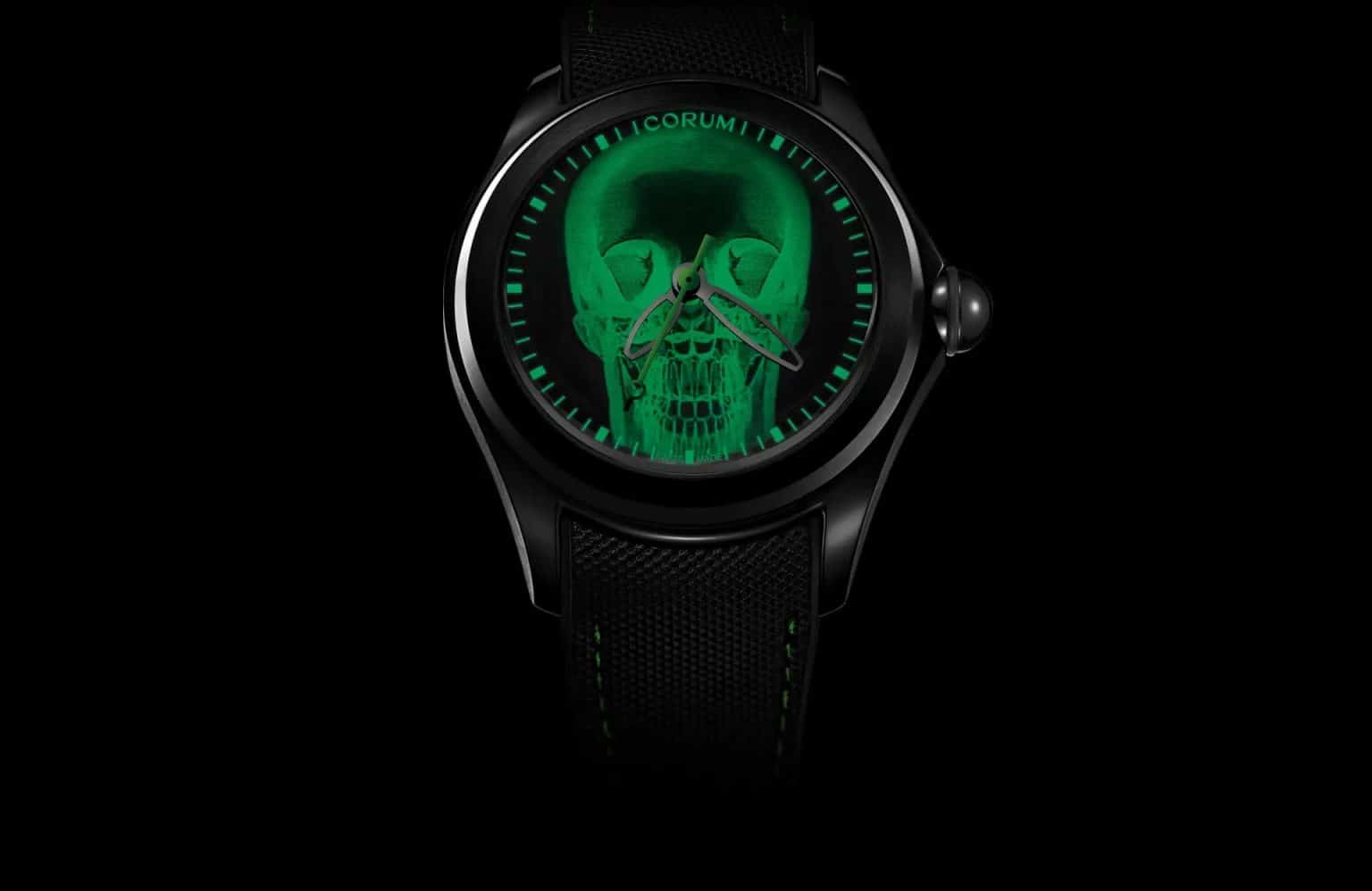 Corum Bubble 47 Skull X-Ray