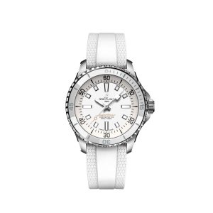Breitling Superocean Automatic 36 Acero Blanco A17377211A1S1 Frontal