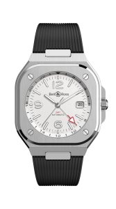 Bell & Ross BR 05 GMT White BR05G-SI-ST:SRB Frontal
