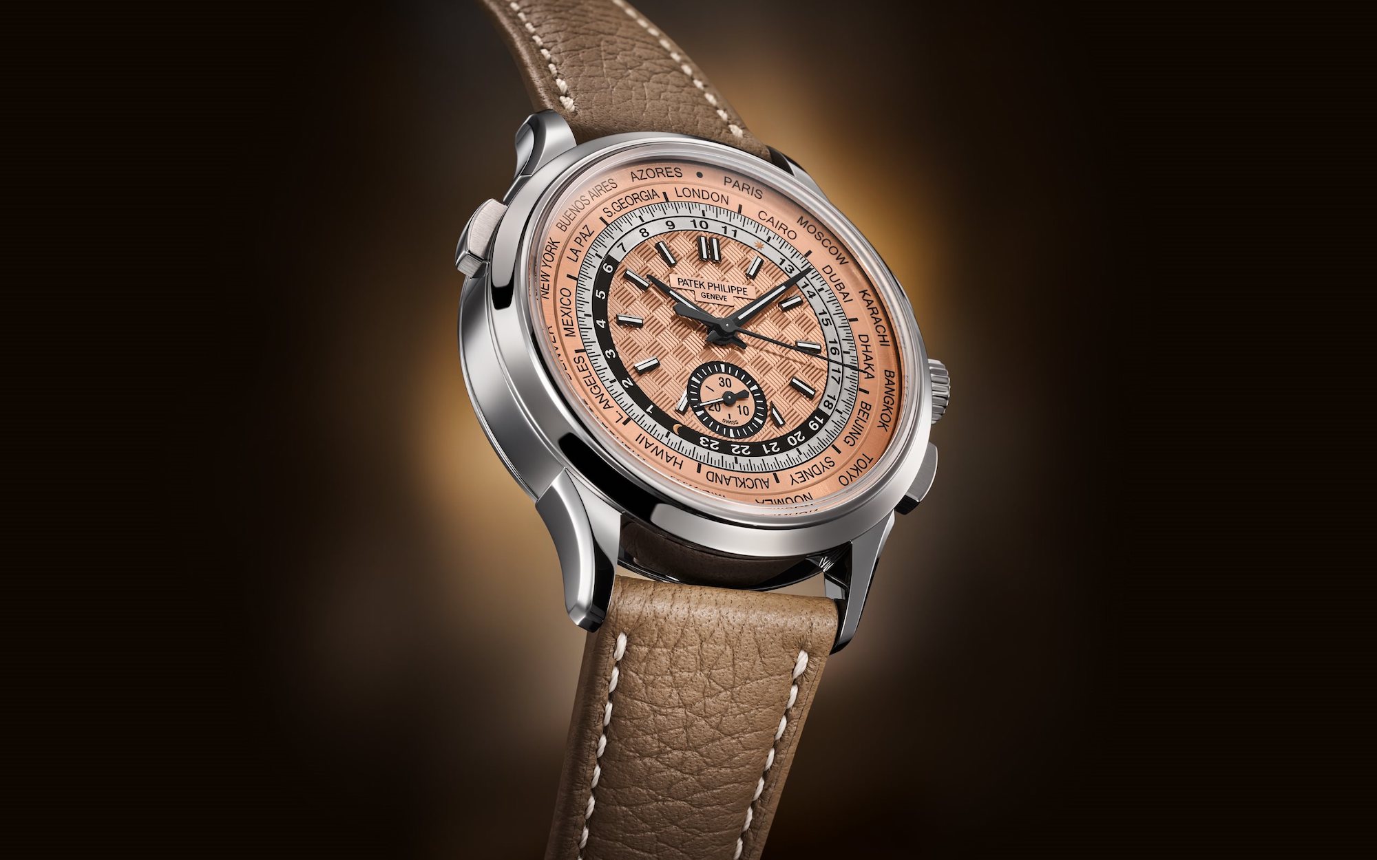 Patek Philippe World Time Flyback Chronograph 5935A Esfera