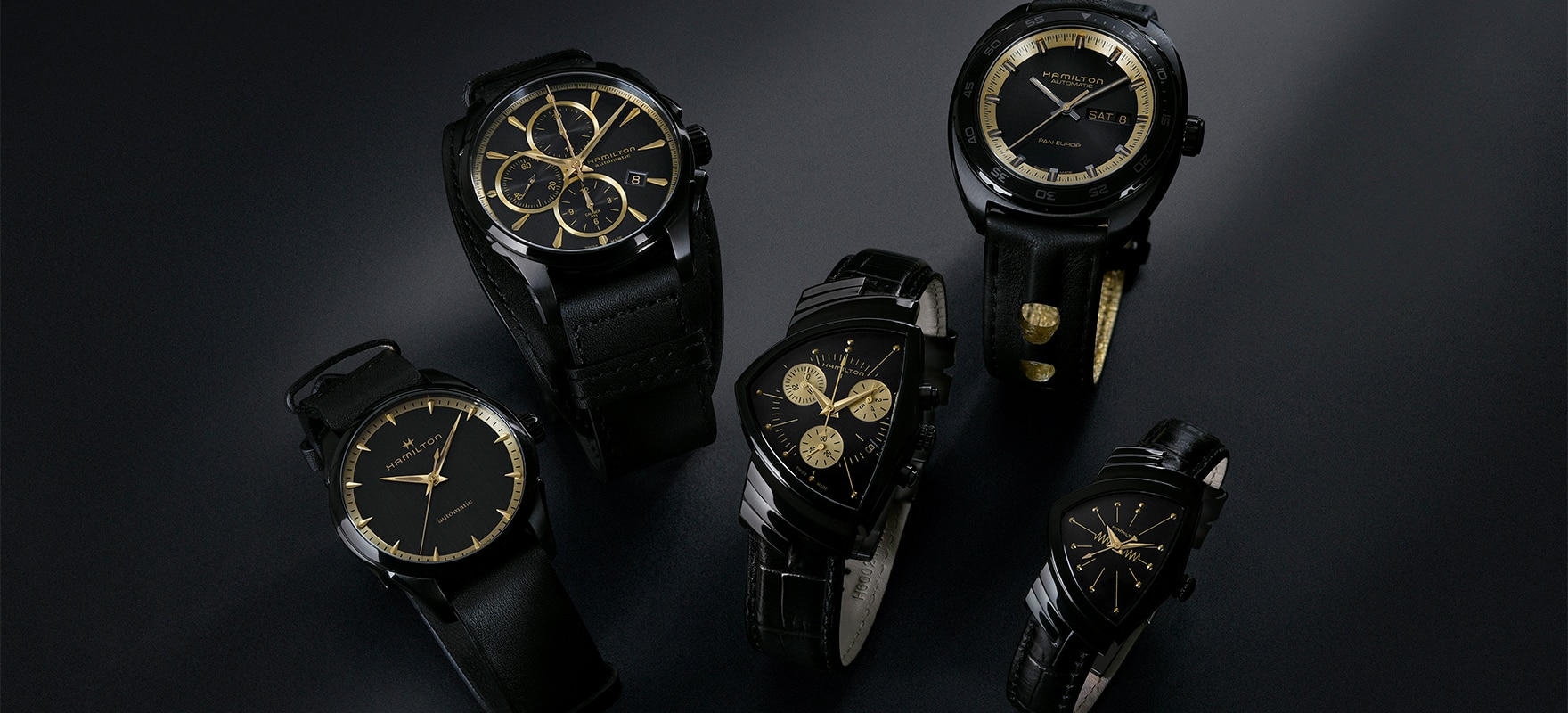 Hamilton Black and Gold Capsule Collection