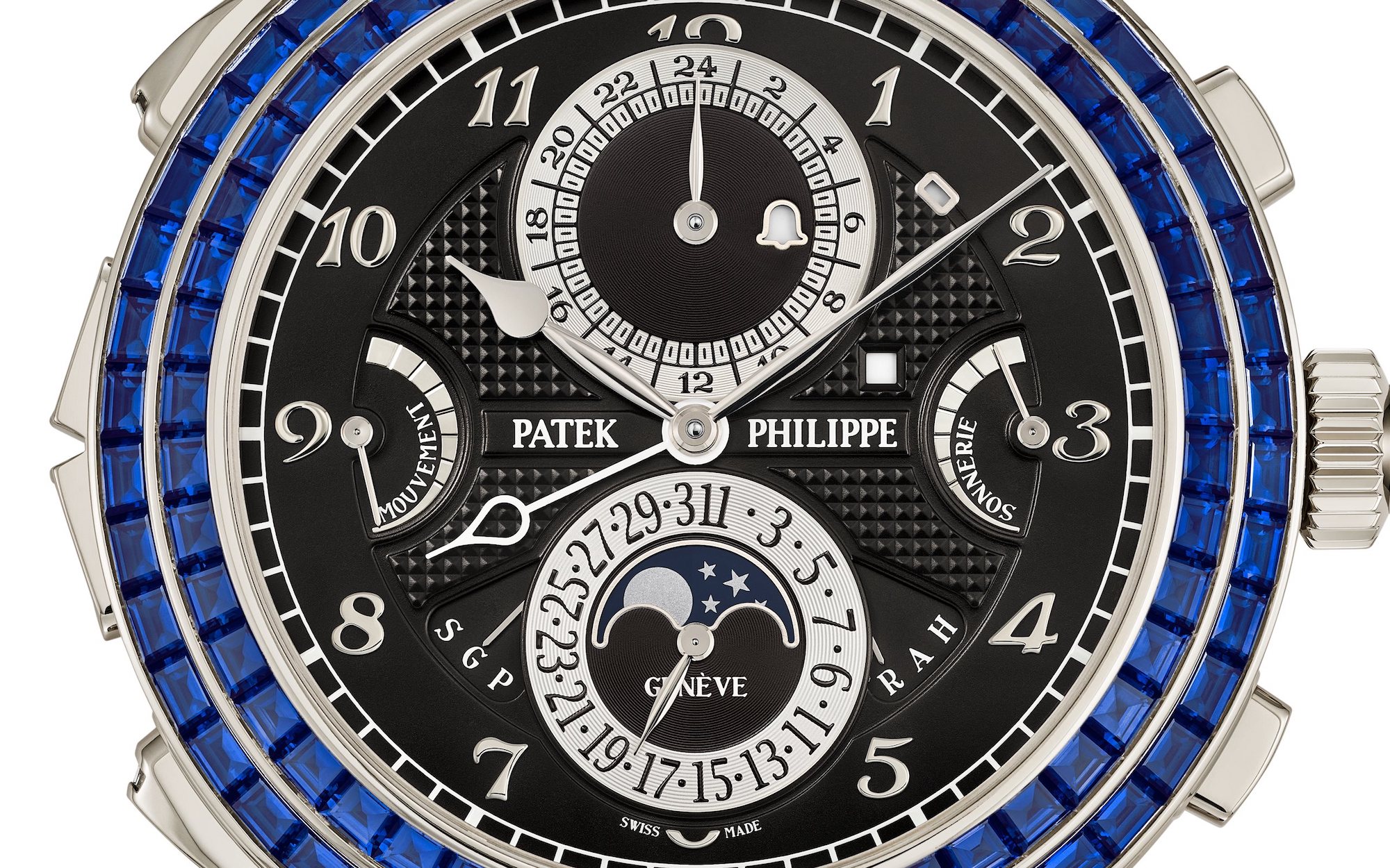 Patek Philippe Grandmaster Chime 6300:401G-001 Detalle esfera