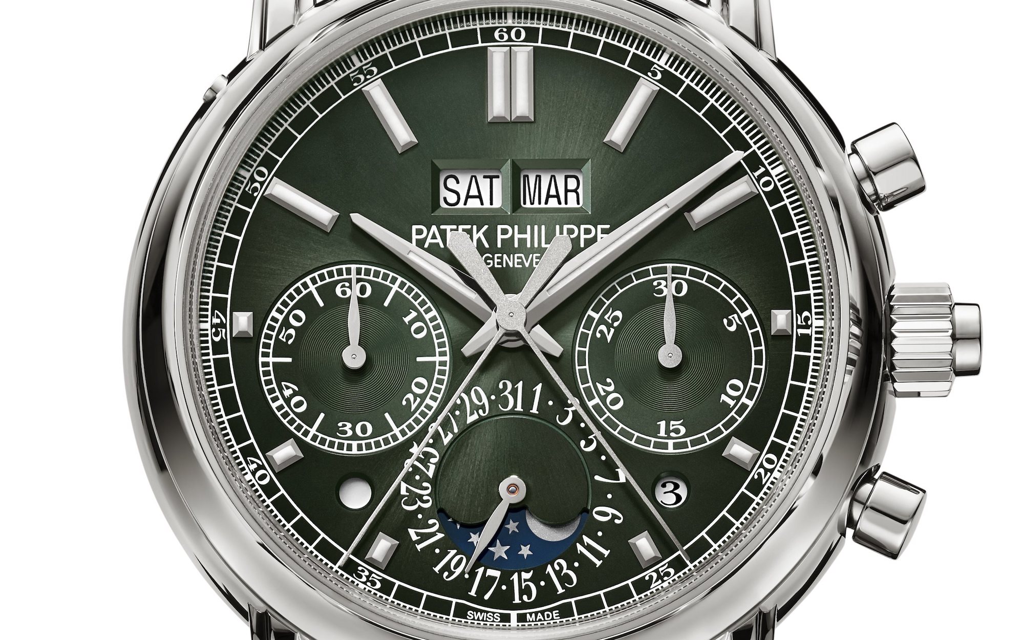 Patek Philippe Perpetual Calendar Split-seconds Chronograph 5204G-001 Detalle caja