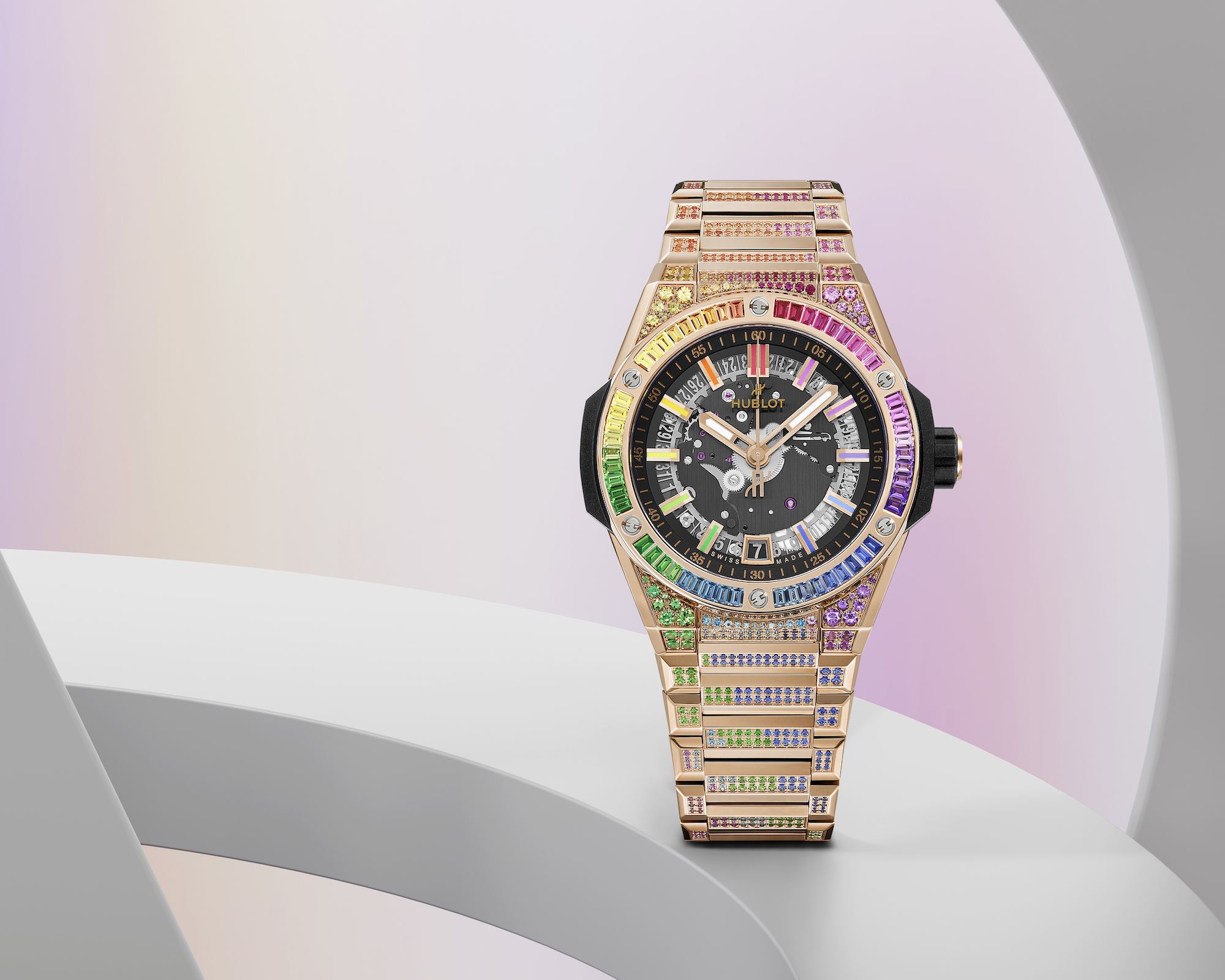 Hublot Big Bang Unico Integrated Time Only King Gold Rainbow 456.OX.0180.OX.3999 Lifestyle