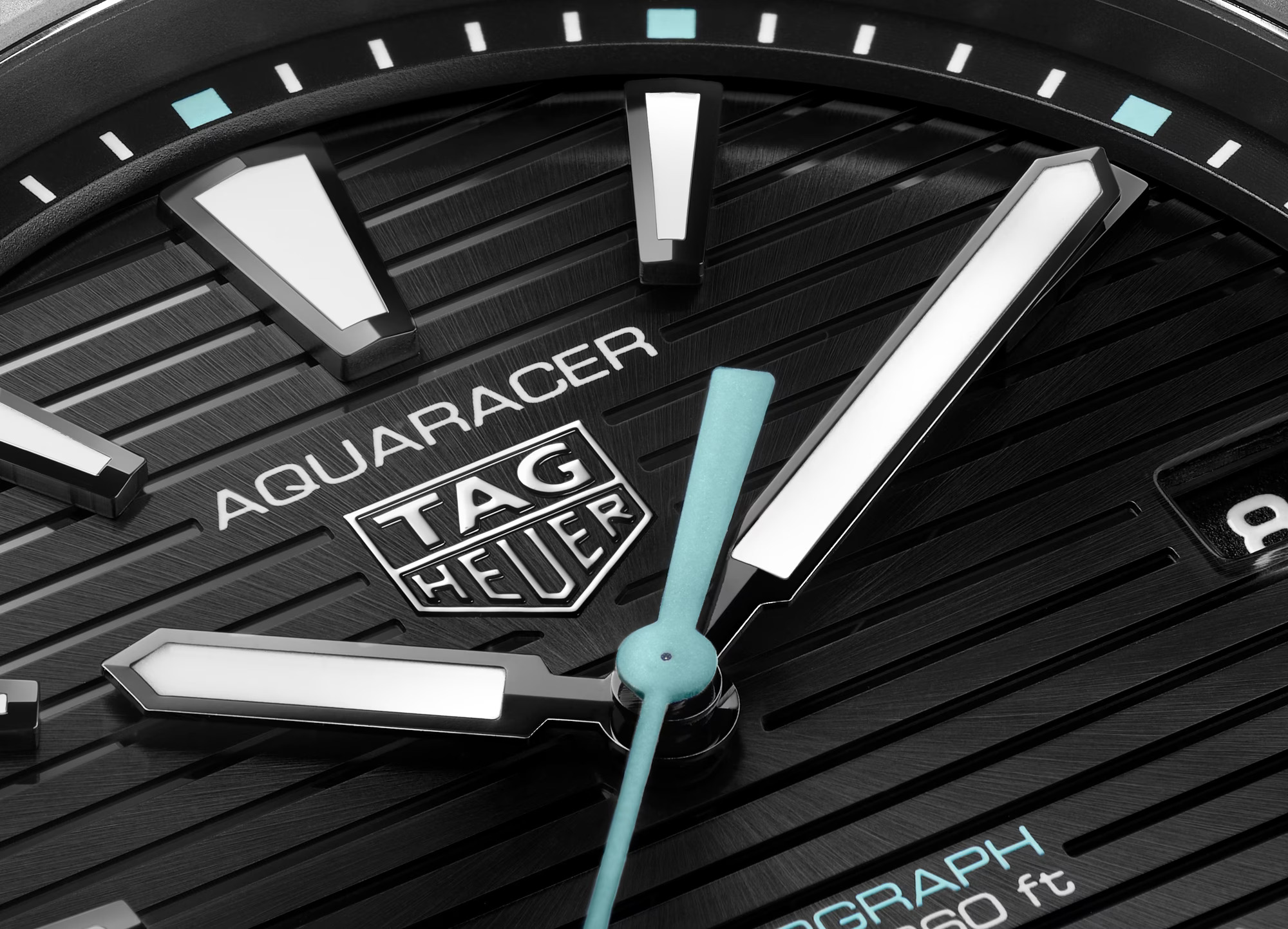 TAG Heuer Aquaracer Professional 200 Solargraph WBP1180.BF0000 Detalle agujas