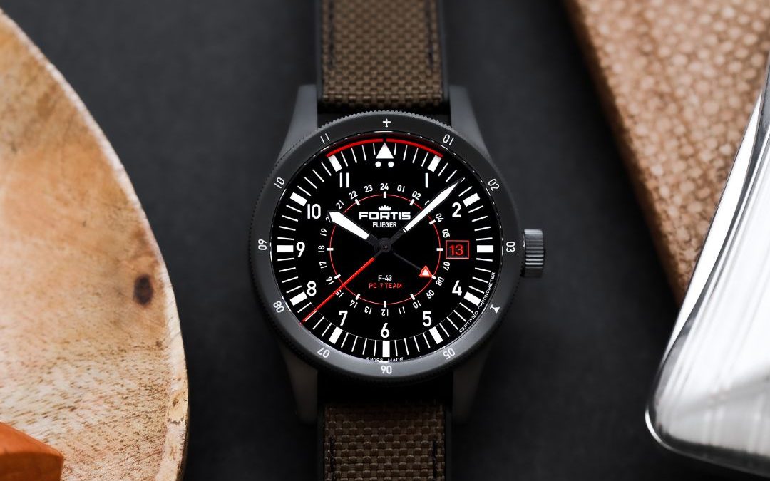 Fortis Flieger F-43 Triple-GMT PC-7 Team Edition