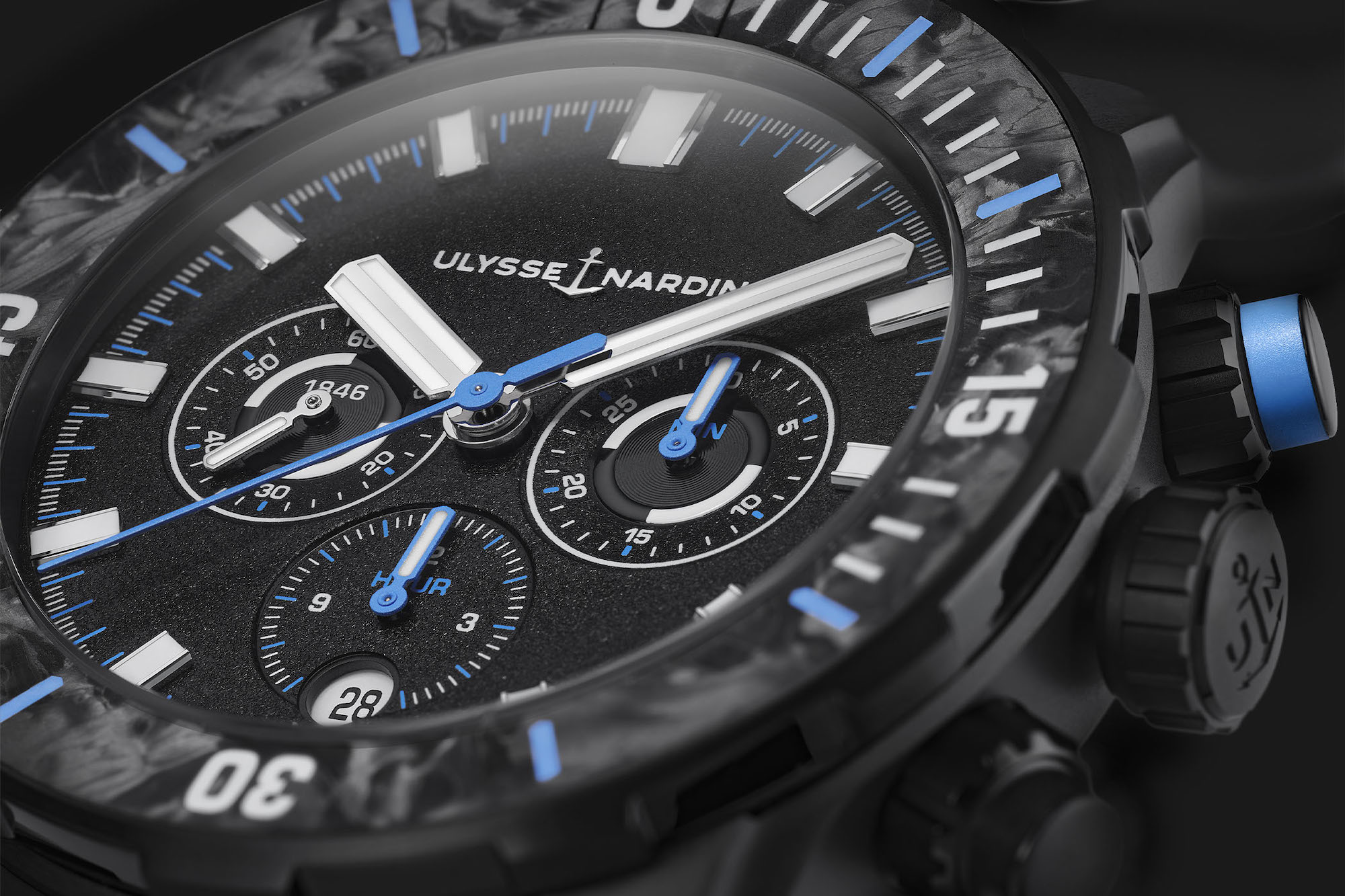 Ulysse Nardin The Ocean Race Diver Chronograph Limited Edition 1503-170LE-2A-TOR/3A Detalle