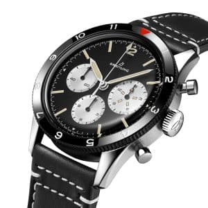 Breitling AVI Ref 765 1953 Limited Re-Edition – Orologio Meccanico Carica Manuale, Nero