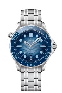 Omega Seamaster Diver 300M Summer Blue 210.30.42.20.03.003 Frontal