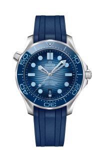 Omega Seamaster Diver 300M Summer Blue 210.32.42.20.03.002 Frontal