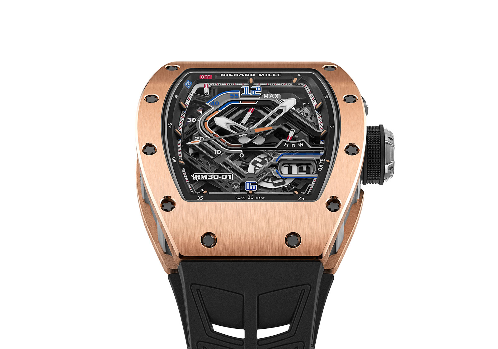 Richard Mille RM 30-01 Automatic Winding with Declutchable Rotor Detalle caja