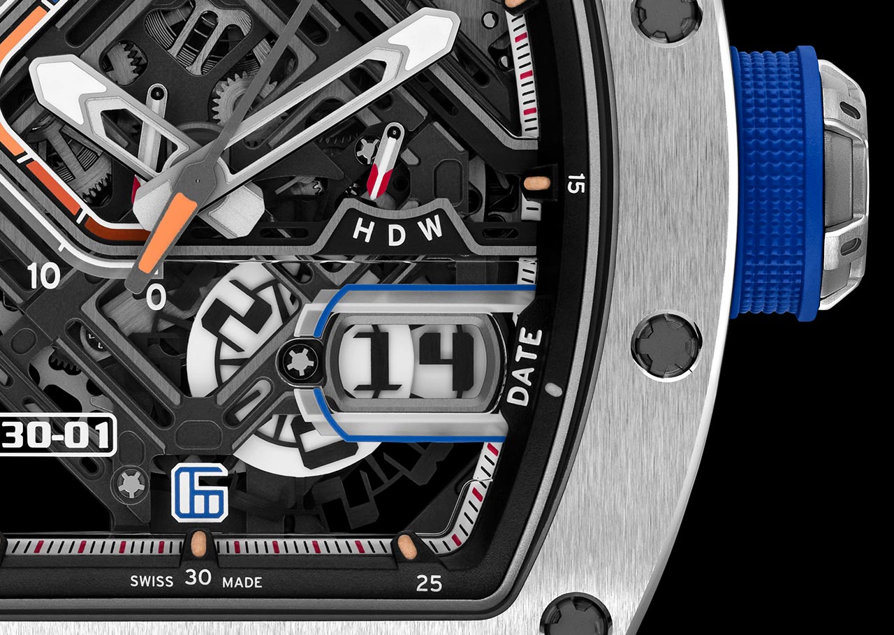 Richard Mille RM 30-01 Automatic Winding with Declutchable Rotor Detalle esfera