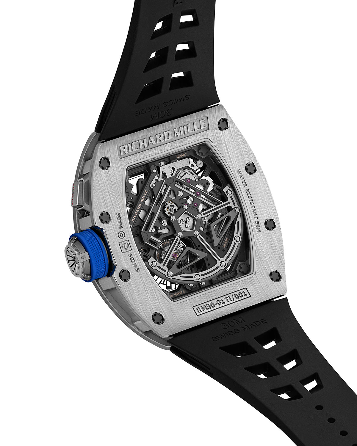 Richard Mille RM 30-01 Automatic Winding with Declutchable Rotor Trasera