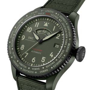 IWC Pilot’s Watch Timezoner TOP GUN Woodland IW395601 Esfera
