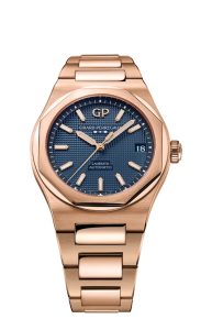 Girard-Perregaux Laureato 42 mm Pink Gold Ultramarine Blue 81010-52-436-52A Frontal
