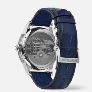 Montblanc 1858 The Unveiled Minerva Chronograph Limited Edition 133296 Trasera