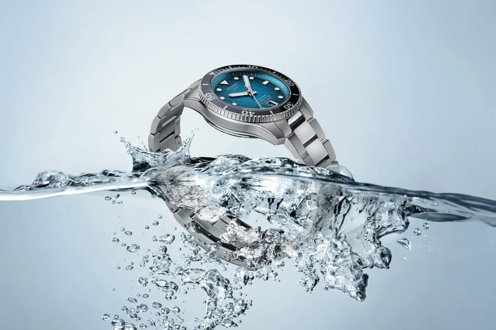 Montre De Plongée Tissot Seastar 1000 - Automatique - 300m étanche - Boîtier Acier - Cadran Bleu - Neuve Sans étiquette