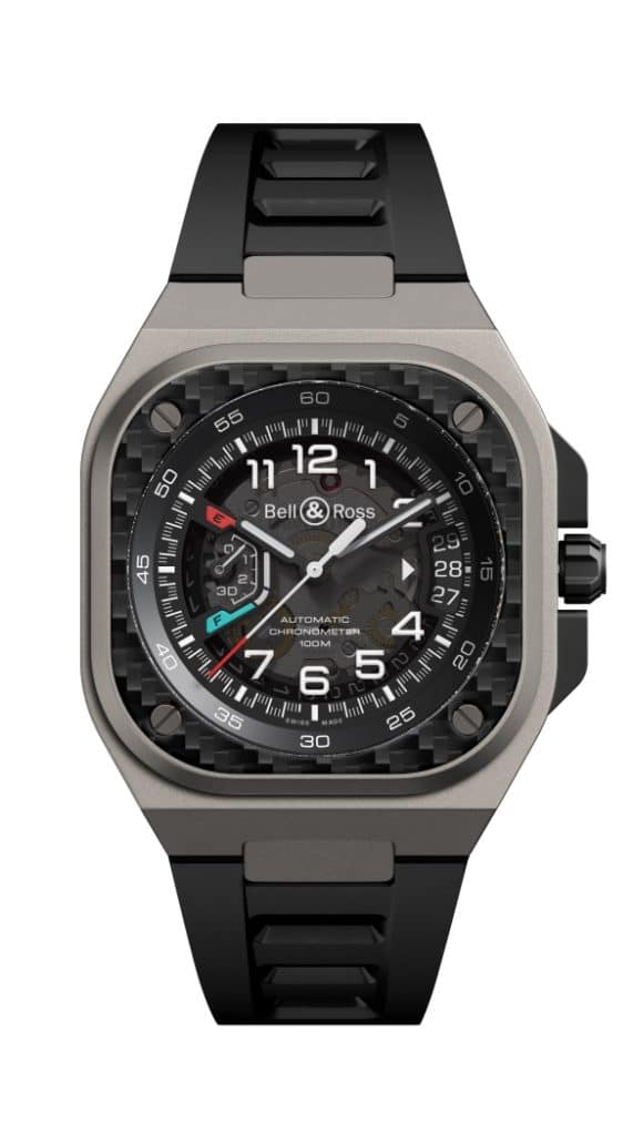 Bell & Ross BR-X5 Racing BRX5R-RAC-TI:SRB Frontal