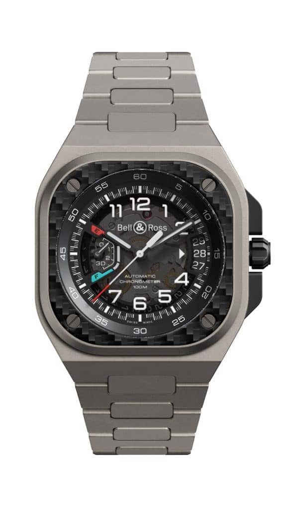 Bell & Ross BR-X5 Racing BRX5R-RAC-TI:STI Frontal