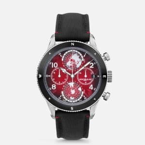 Montblanc 1858 Geosphere Chronograph 0 Oxygen LE290 132303 Frontal