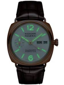 Panerai Radiomir Perpetual Calendar GMT Goldtech PAM01453 Luminiscencia