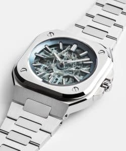 Bell & Ross BR-05 Skeleton Arctic Blue BR05A-AB-SKST/SST Detalle