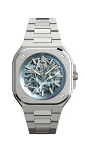 Bell & Ross BR-05 Skeleton Arctic Blue BR05A-AB-SKST/SST Frontal