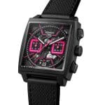 TAG Heuer Monaco Chronograph Skeleton Pink DLC Titanium CBL218B.FT6236 Esfera