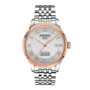 Tissot Le Locle COSC 39mm 18k Gold Bezel T932.408.41.033.00 Frontal