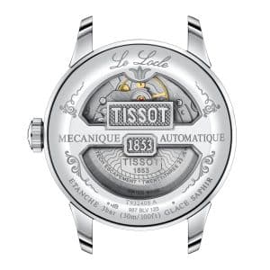 Tissot Le Locle COSC 39mm 18k Gold Bezel T932.408.41.033.00 Trasera