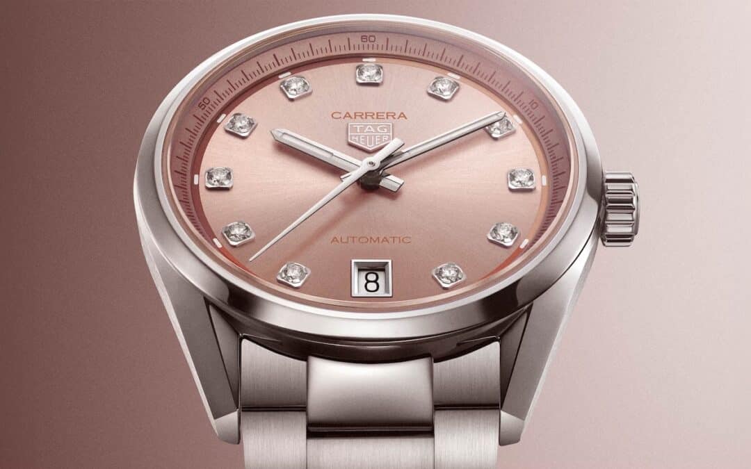 TAG Heuer Carrera Date 36 mm, reinventado en colores pastel